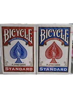 Bicycle Standard Playing Cards Red & Blue Decks USPCC Poker Size